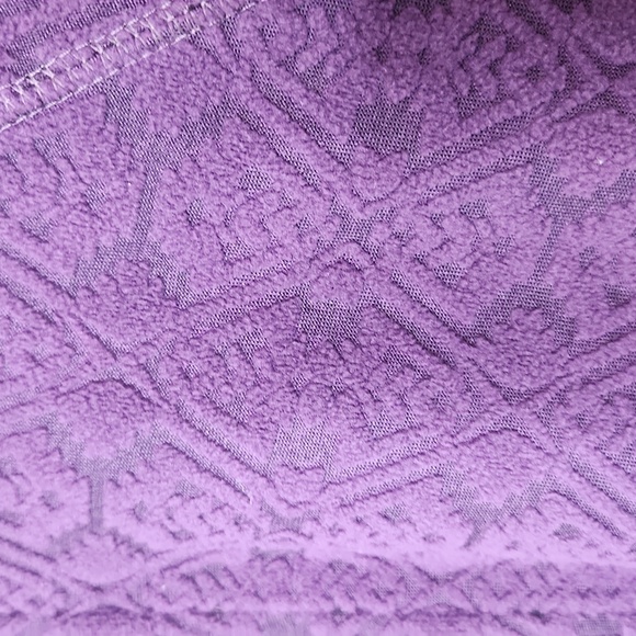 Eddie Bauer 1/4 zip longsleeve purple textured lightweight size L - Picture 3 of 8